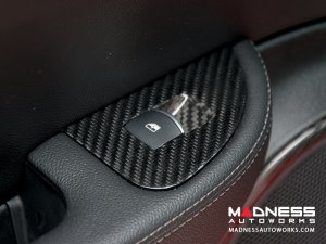 Alfa Romeo Giulia Door Trim - Window Switch Trim Kit - Carbon Fiber - LHD